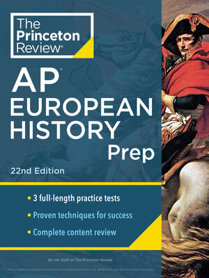 cover image of Princeton Review AP European History Prep